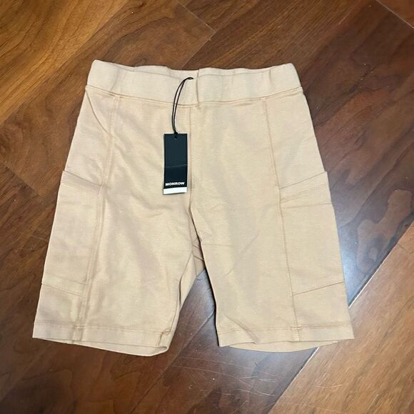 Monrow XS NWT bike short in color latte‎ - Picture 1 of 4